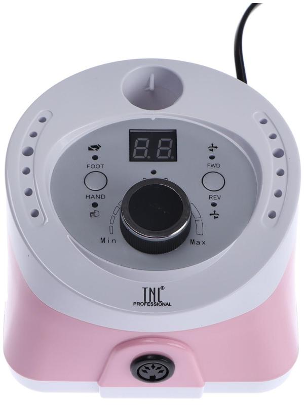 Аппарат для маникюра и педикюра TNL Iron-Pro IP-40, 40 000 об/мин, 40 Вт, розово-белый