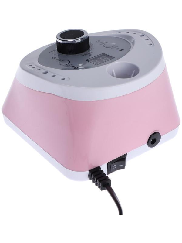 Аппарат для маникюра и педикюра TNL Iron-Pro IP-40, 40 000 об/мин, 40 Вт, розово-белый