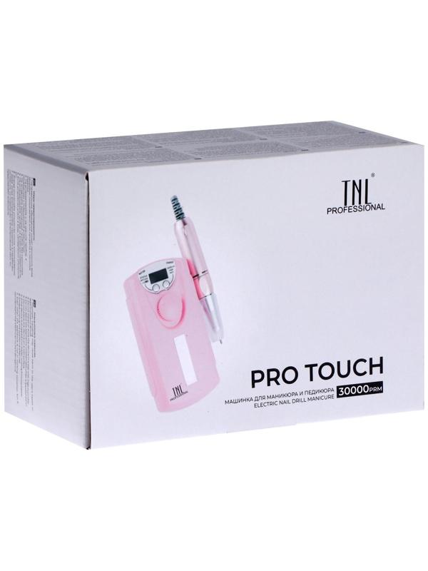 Машинка для маникюра и педикюра TNL Pro Touch PT-40, 40 Вт, 30 000 об/мин, 6 фрез, белая