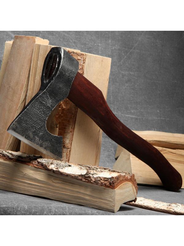 Топор охотничий кованый ТУНДРА PRO Т41, топорище высшего сорта 