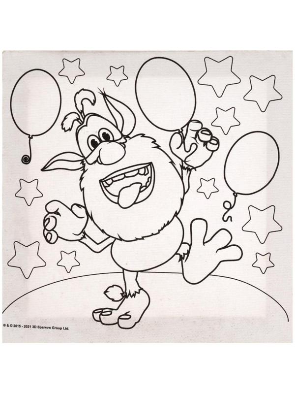 Набор для детского творчества Буба, холст для росписи, 15 × 15 см