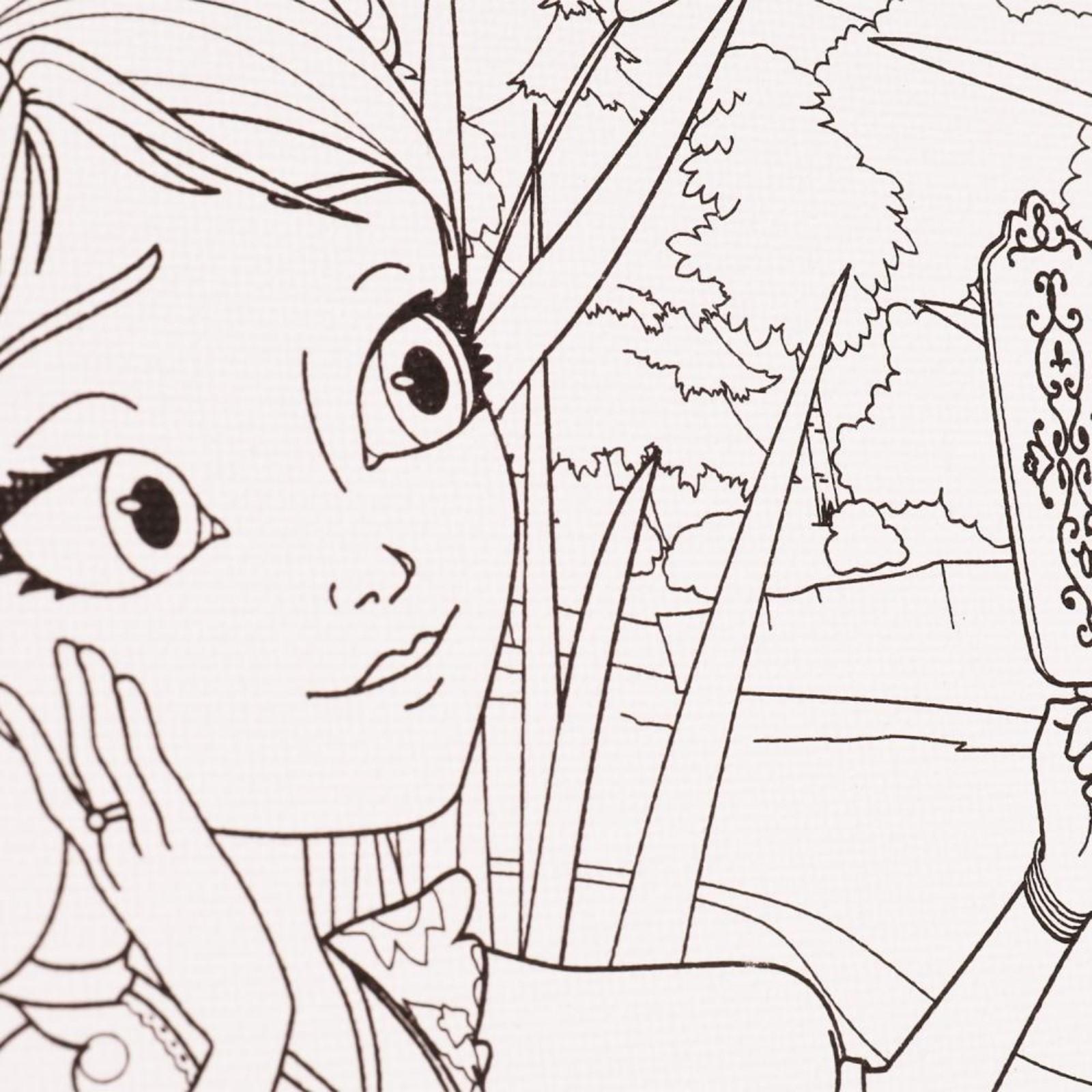 Набор для детского творчества Царевны, холст для росписи по контуру, 20 × 25 см