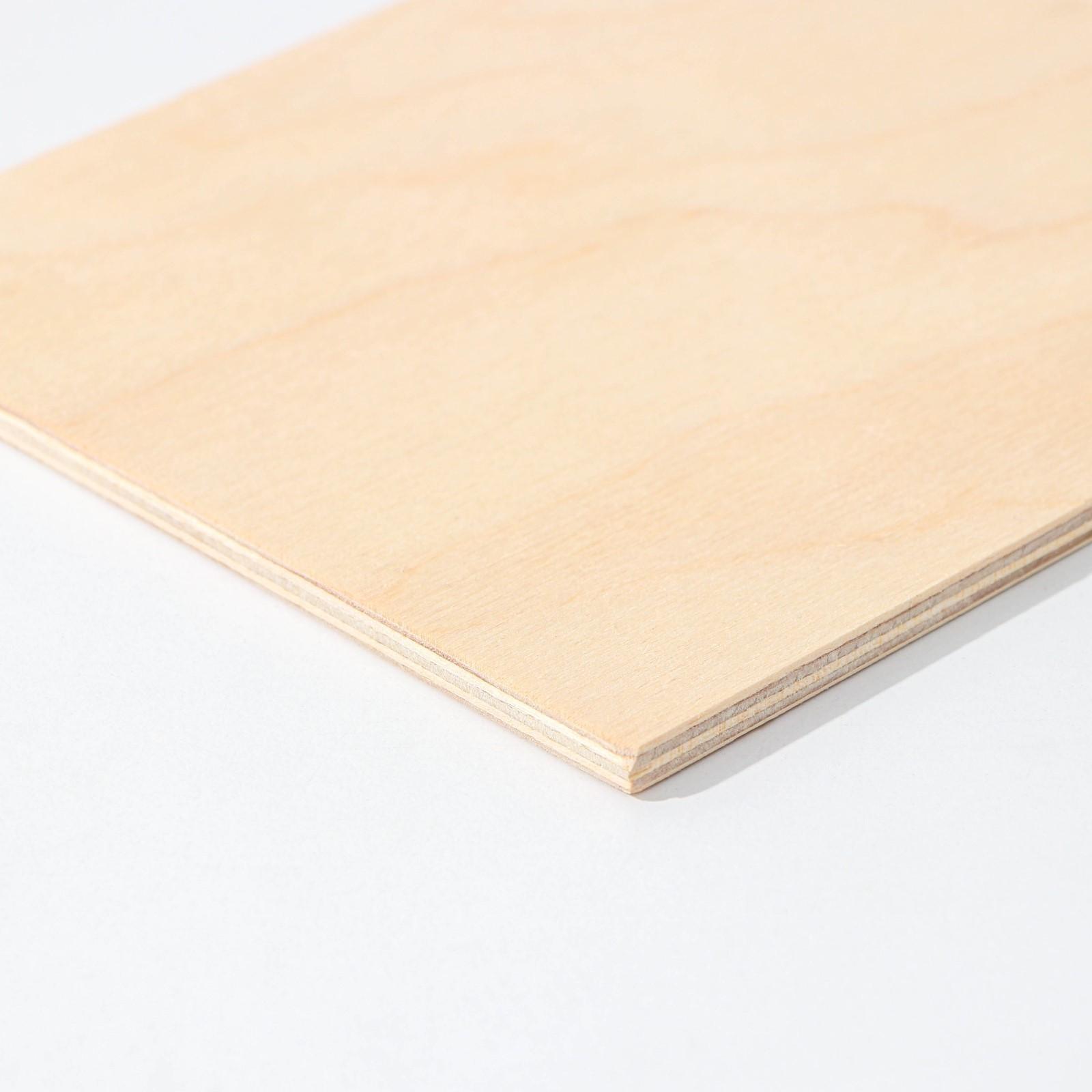 Доска разделочная деревянная с ручкой, 30×16,5 см, фанера