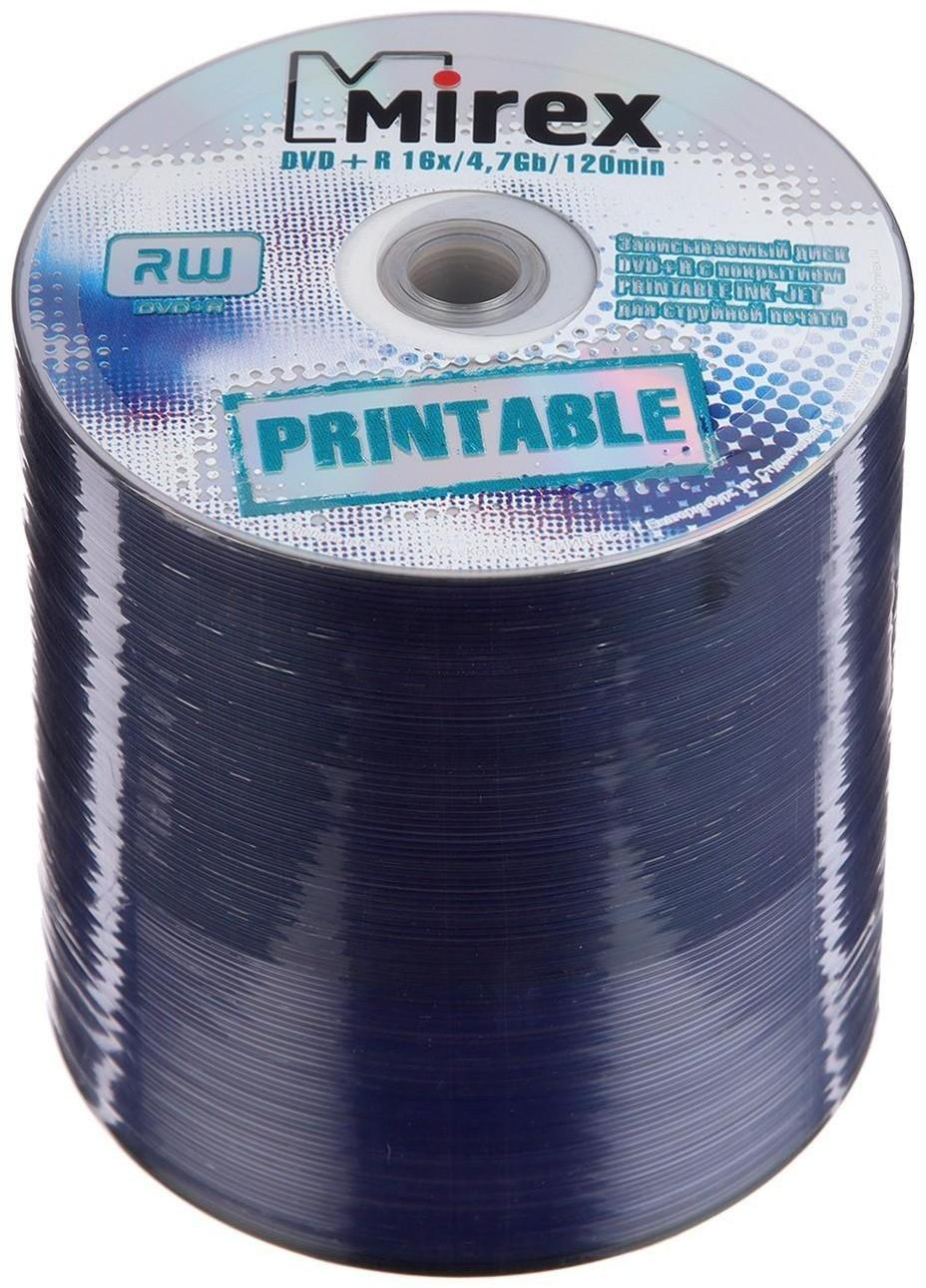 Диск DVD+R printable inkjet 100, 16x, 4.7 Гб