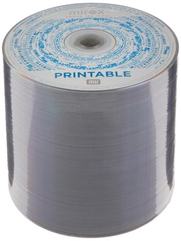 Диск DVD+R printable inkjet 100, 16x, 4.7 Гб