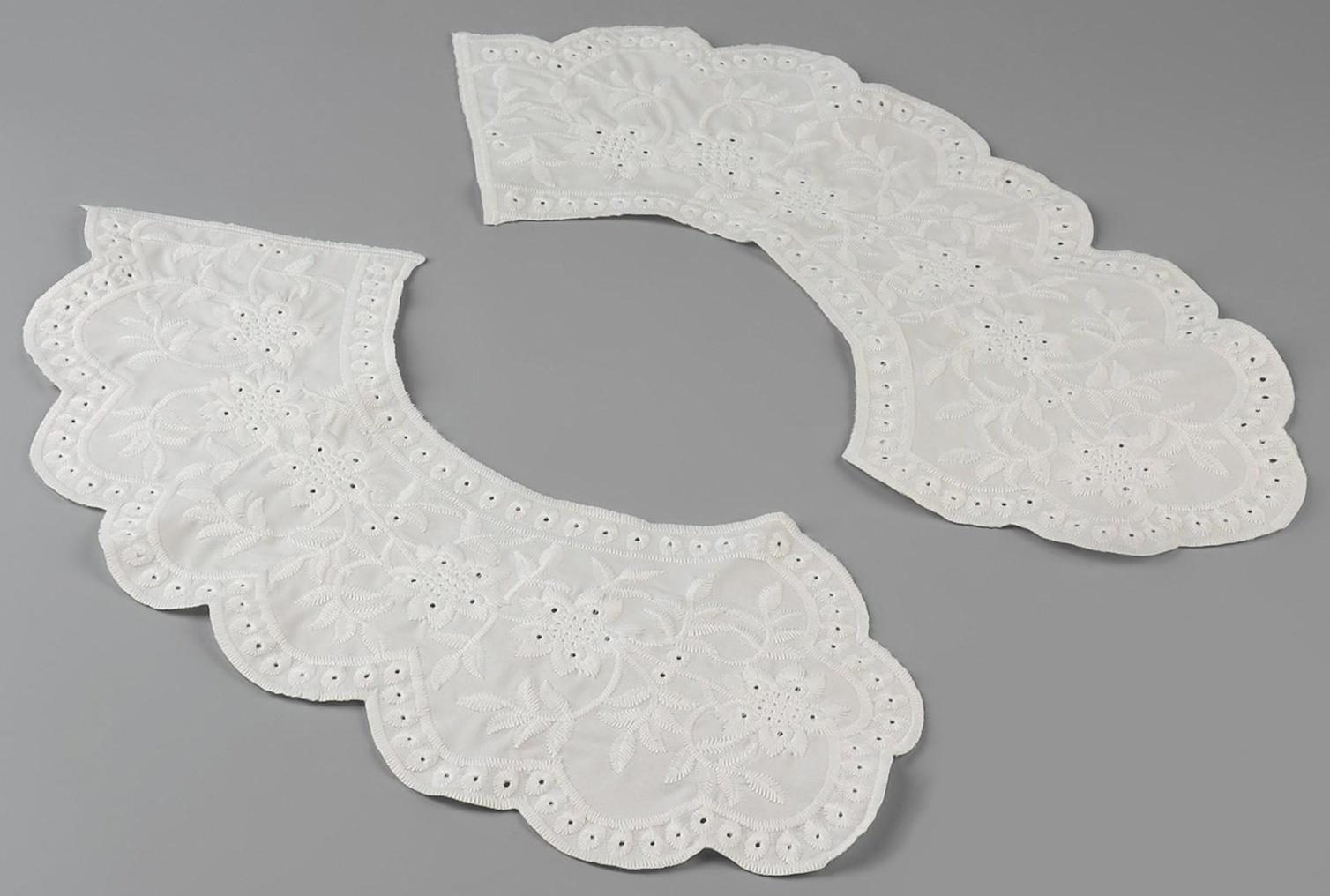 Воротник ажурный, 37 × 50 см, цвет белый