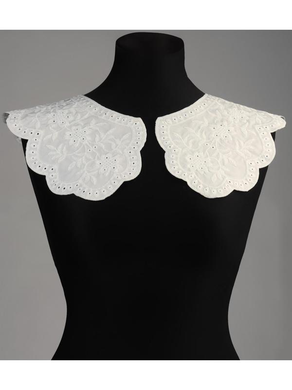 Воротник ажурный, 37 × 50 см, цвет белый