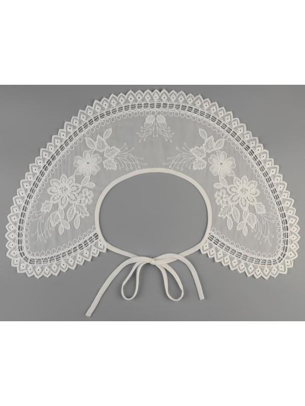 Воротник ажурный, 24 × 55 см, цвет белый