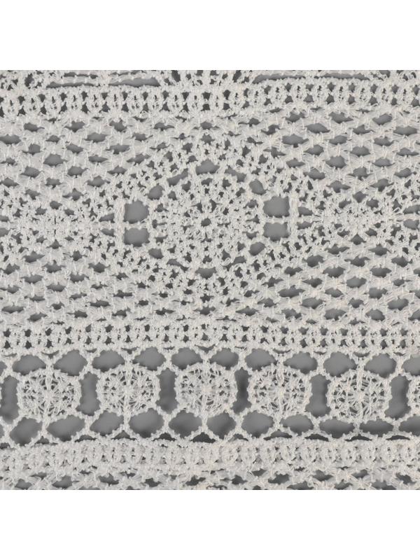 Воротник кружевной, 46 × 44 см, цвет белый