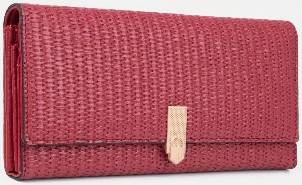 Кошелёк на магните, цвет бордовый