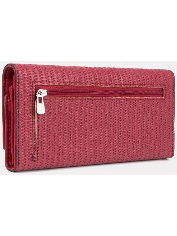 Кошелёк на магните, цвет бордовый