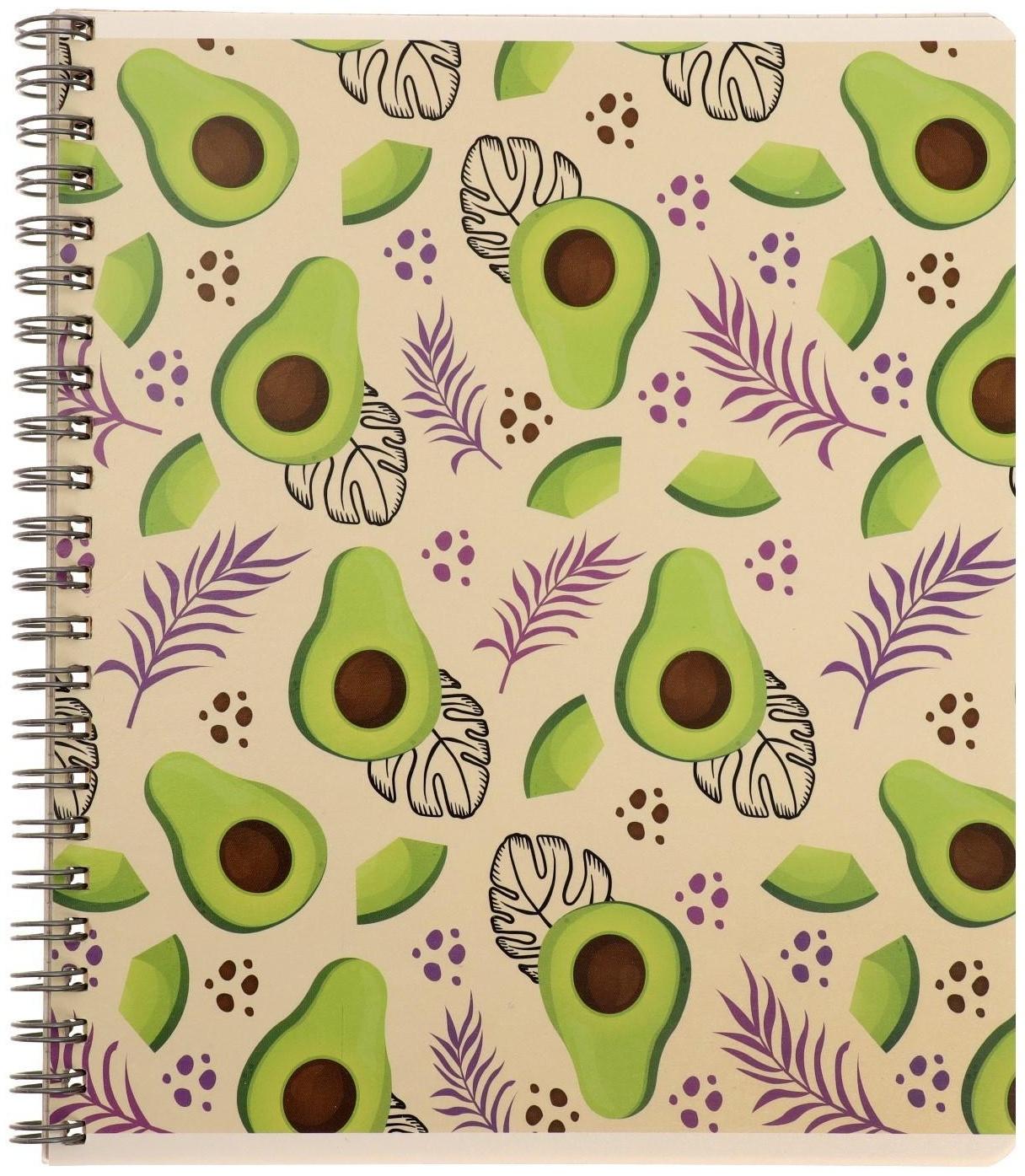 Тетрадь 60 листов в клетку на гребне 