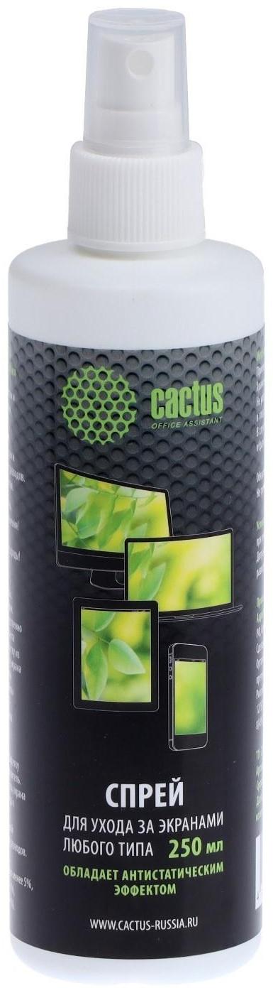 Средство для очистки экранов Cactus CS-S3002, спрей, 250 мл