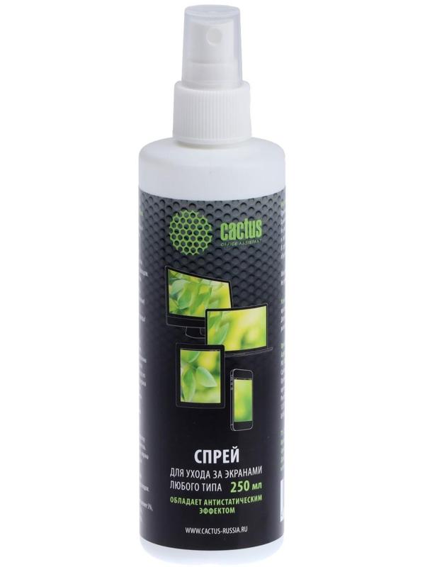 Средство для очистки экранов Cactus CS-S3002, спрей, 250 мл