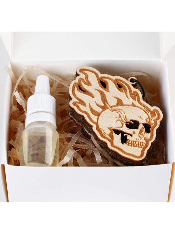 Набор «Отвлекись от суеты», подвеска деревянная с пропиткой и ароматизатор, 10 мл