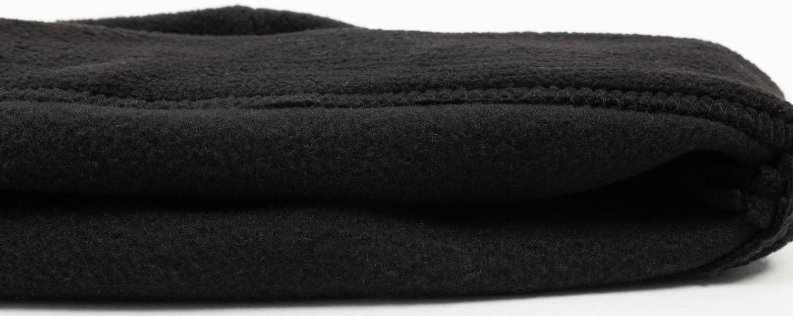 Шапка/подшлемник утепленный, флисовый, цвет чёрный, размер 56-58