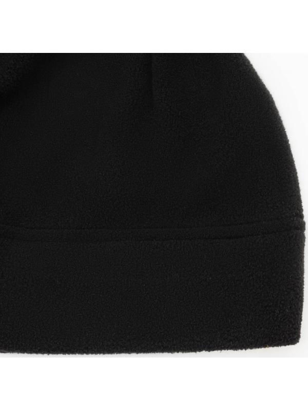 Шапка/подшлемник утепленный, флисовый, цвет чёрный, размер 56-58