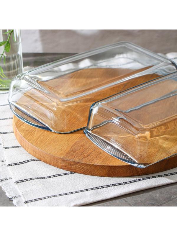Набор форм из жаропрочного стекла для запекания Borcam, 2 предмета: 1,95 л, 1,32 л, 33,5×19 см, 26×14,8 см