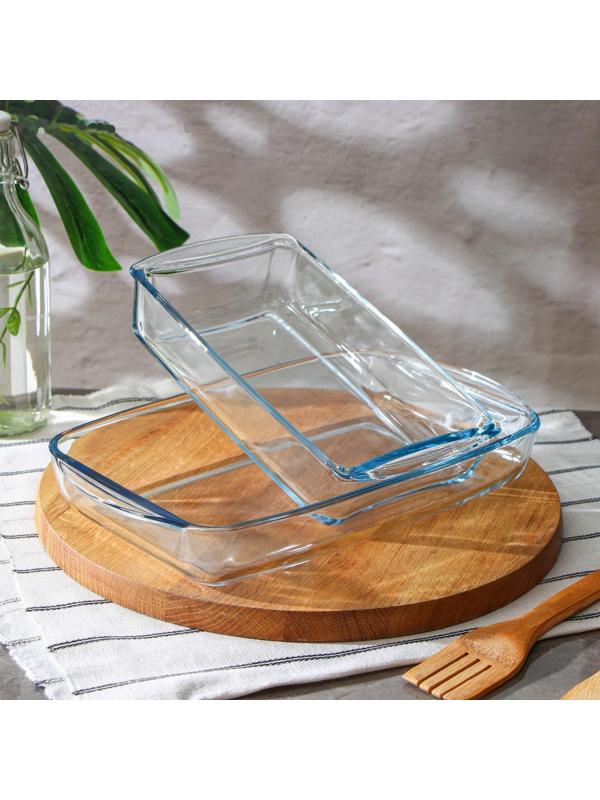 Набор форм из жаропрочного стекла для запекания Borcam, 2 предмета: 1,95 л, 1,32 л, 33,5×19 см, 26×14,8 см