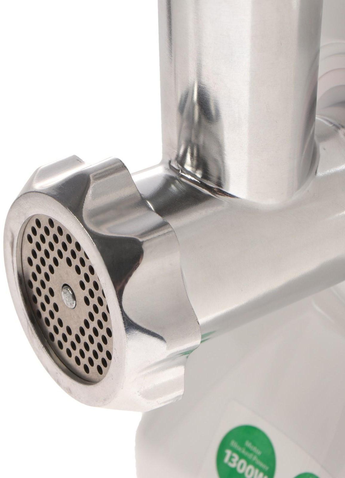 Мясорубка Zelmer ZMM2853B, 1300 Вт, 1.5 кг/мин, 4 насадки, белая