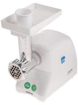 Мясорубка Zelmer ZMM2853B, 1300 Вт, 1.5 кг/мин, 4 насадки, белая