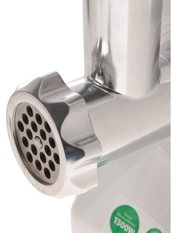 Мясорубка Zelmer ZMM2853B, 1300 Вт, 1.5 кг/мин, 4 насадки, белая