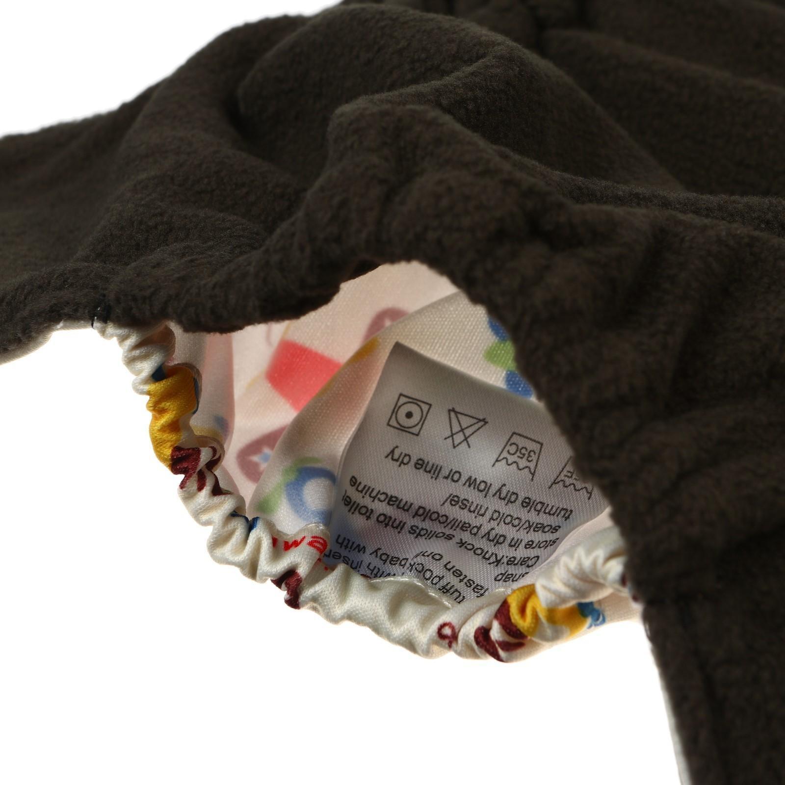 Трусики-подгузник, многоразовый, угольно-бамбуковая ткань, «Самолеты», от 0-36 мес.