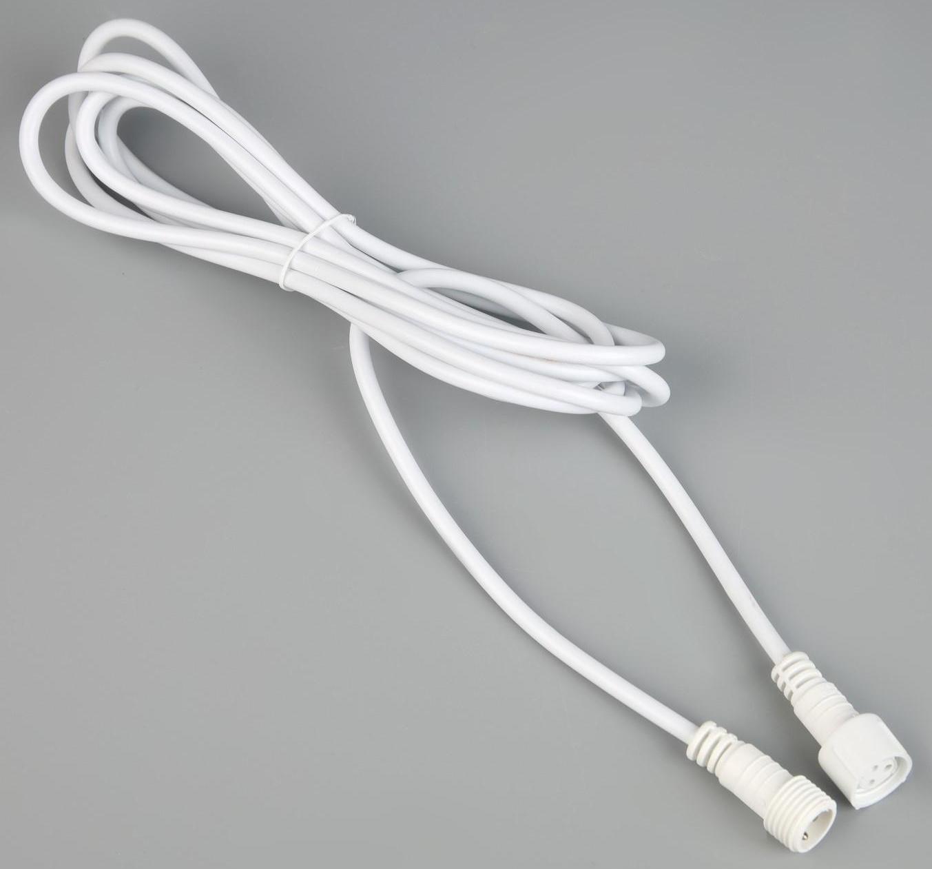 Удлинитель для гирлянд УМС, 3W, 300 см, белая нить, 220 В