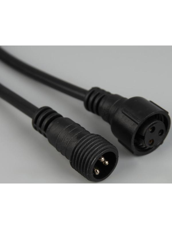 Удлинитель для гирлянд УМС, 3W, 300 см, тёмная нить, 220 В