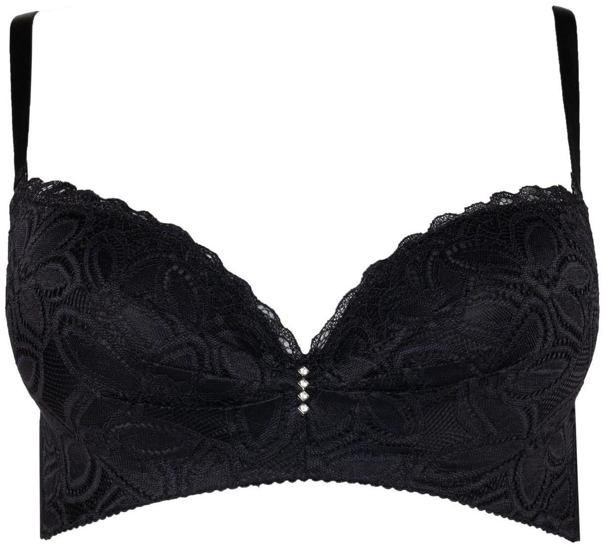 Бюстгальтер женский, цвет чёрный, размер 75В