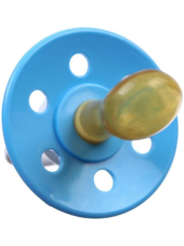 Соска-пустышка ортодонтическая, латекс, от 0 мес., цвет МИКС