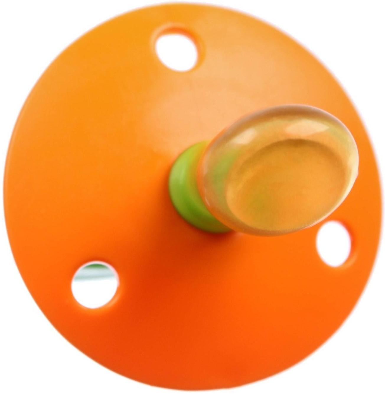 Соска - пустышка ортодонтическая, латекс, +0мес., цвет МИКС