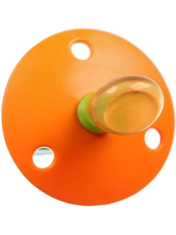 Соска - пустышка ортодонтическая, латекс, +0мес., цвет МИКС