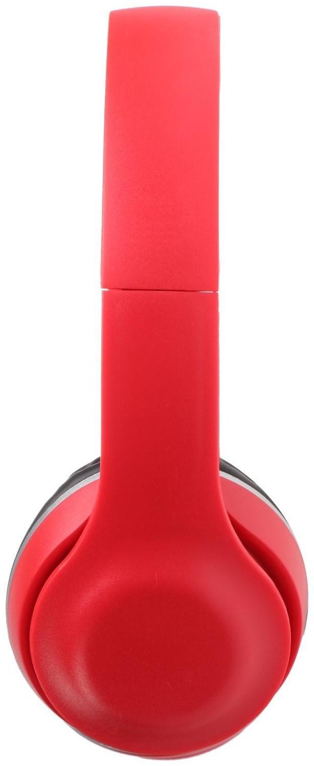 Наушники Perfeo SHARP PF_C3922, накладные, складные, 40мм, 100дБ, 32Ом, 3.5мм, 1.2м, красные