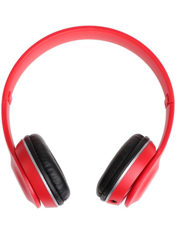 Наушники Perfeo SHARP PF_C3922, накладные, складные, 40мм, 100дБ, 32Ом, 3.5мм, 1.2м, красные