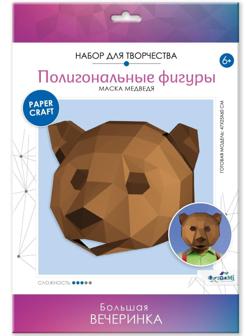 Полигональные маски «Добрый медведь»