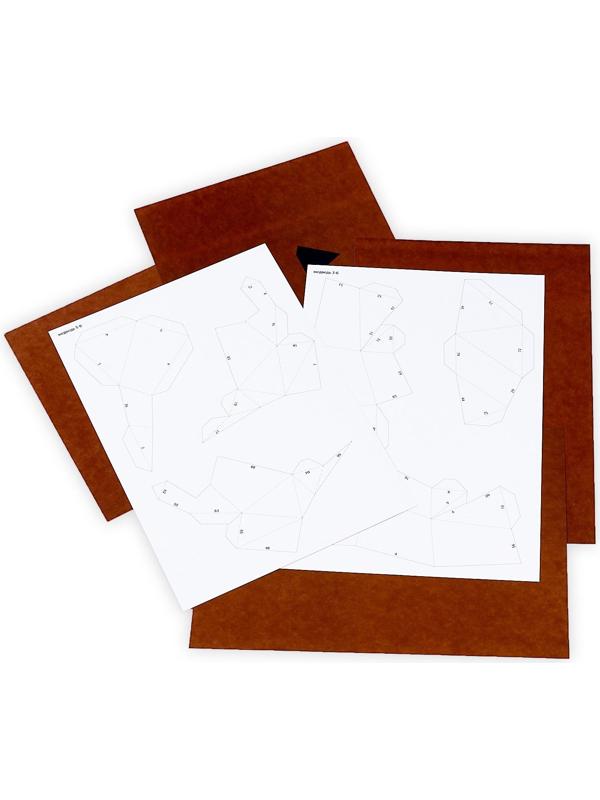 Полигональные маски «Добрый медведь»