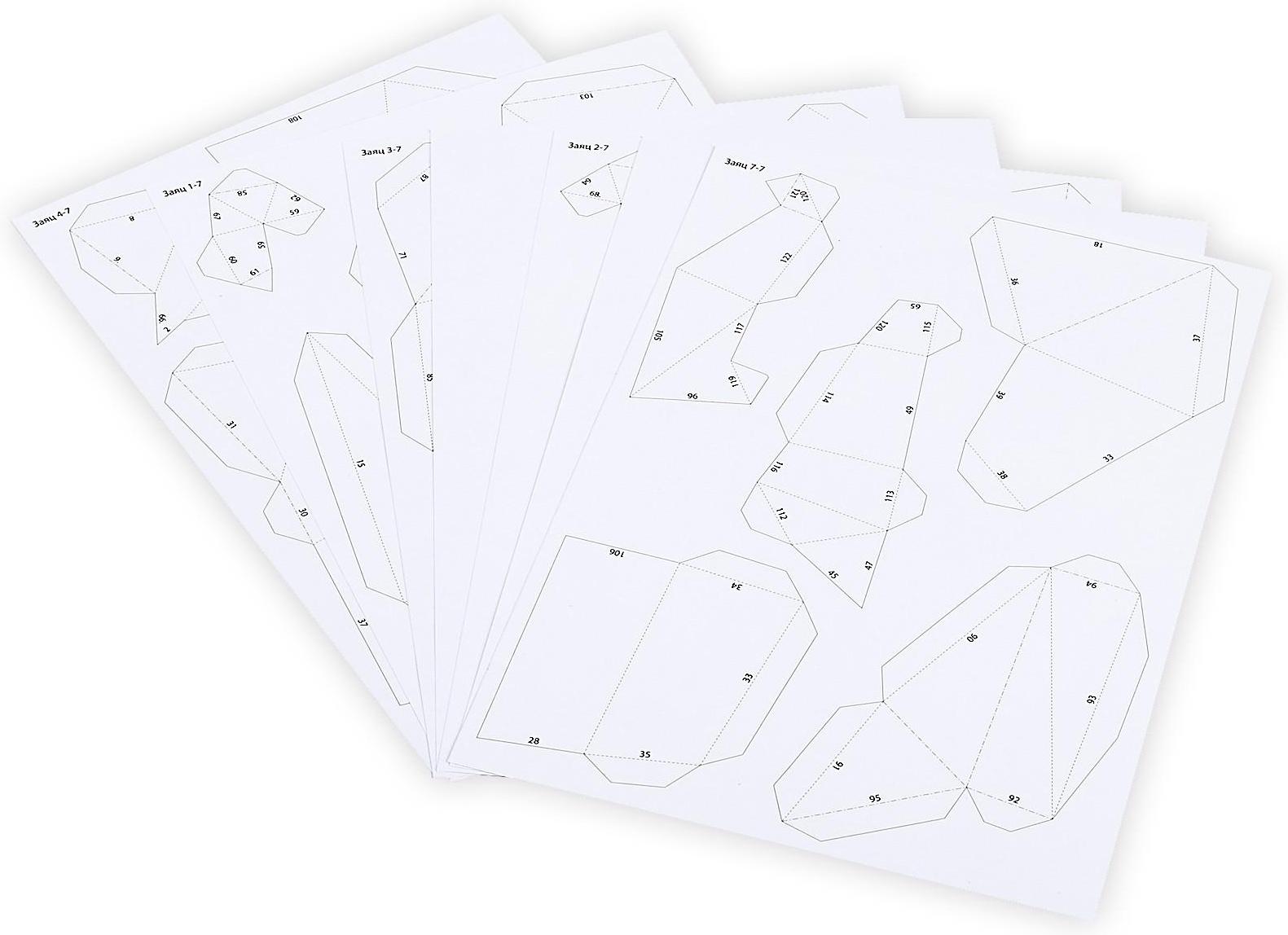 Полигональные маски «Заяц»