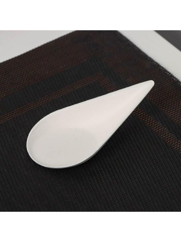 Форма для фуршетов «Капля», 8 мл, 5,1×10,1×2,9 см, сахарный тростник, 50 шт в упаковке цвет белый