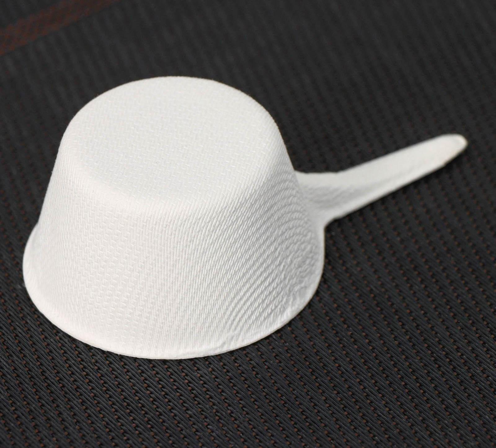 Форма для фуршетов «Ковшик», 49 мл, 5,6×9,2×2,9 см, сахарный тростник, 50 шт в упаковке, цвет белый