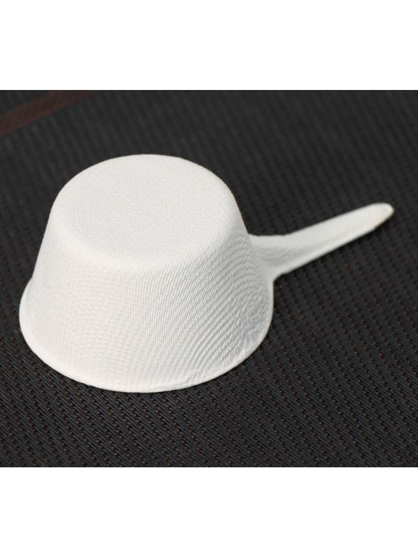 Форма для фуршетов «Ковшик», 49 мл, 5,6×9,2×2,9 см, сахарный тростник, 50 шт в упаковке, цвет белый