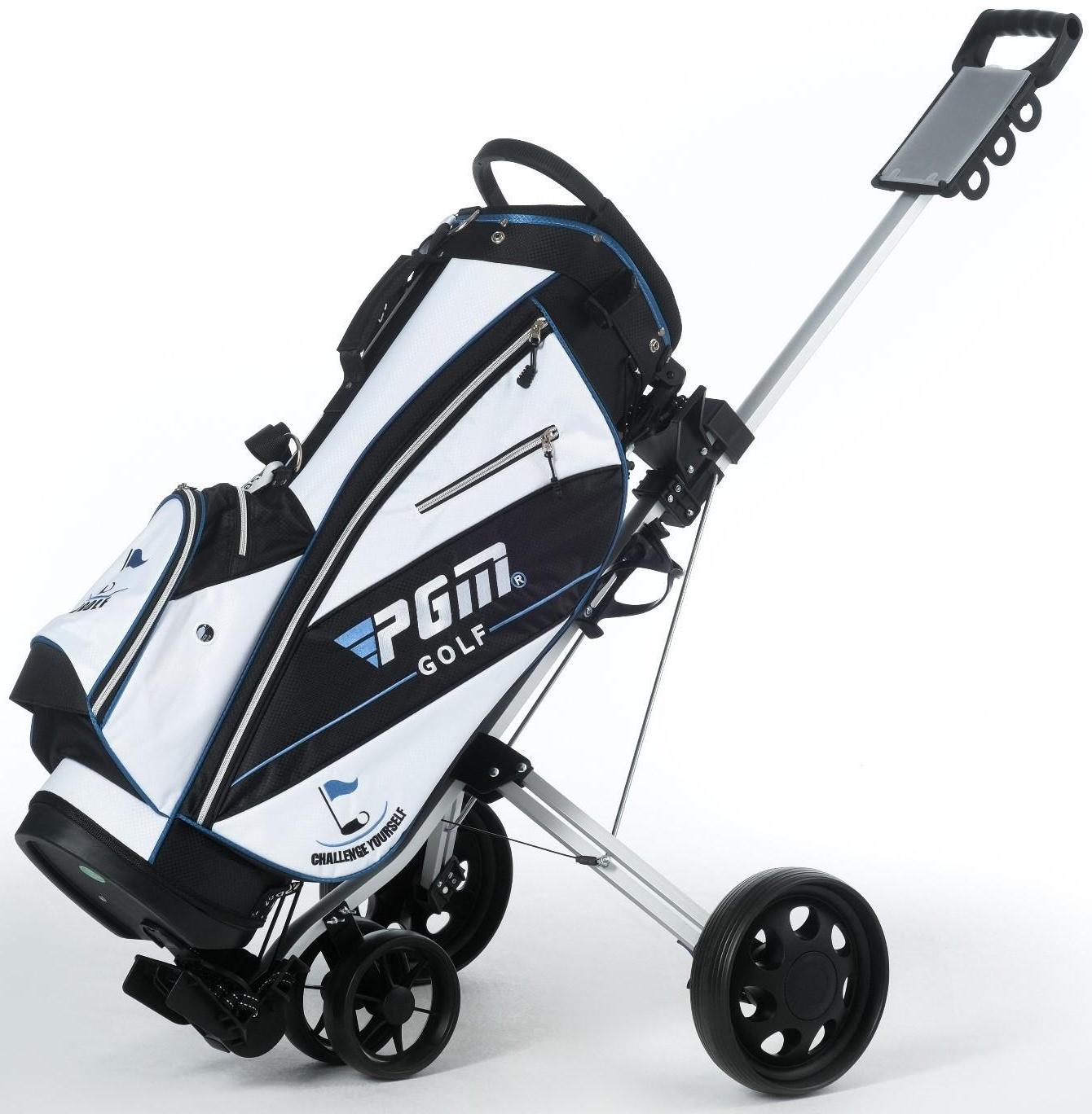Тележка для перевозки сумок для гольфа PGM, складная, алюминий