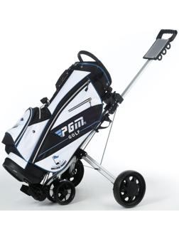 Тележка для перевозки сумок для гольфа PGM, складная, алюминий