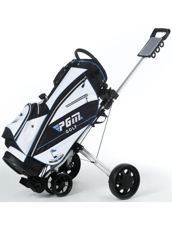 Тележка для перевозки сумок для гольфа PGM, складная, алюминий