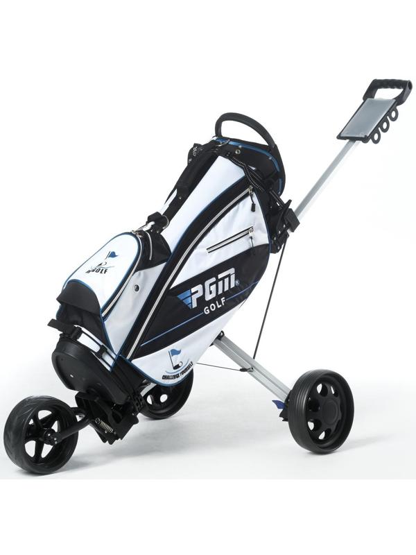 Тележка для перевозки сумок для гольфа PGM, складная, алюминий