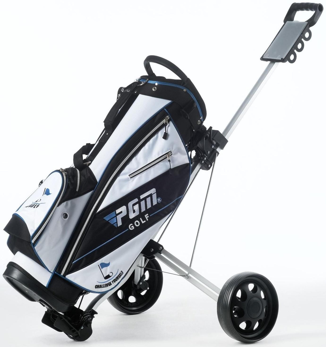 Тележка для перевозки сумок для гольфа PGM, складная, алюминий