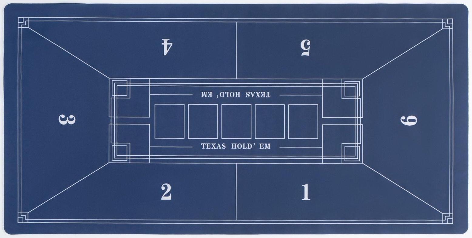 Сукно для покера, прорезиненное, 120 х 60 см, толщина 3 мм