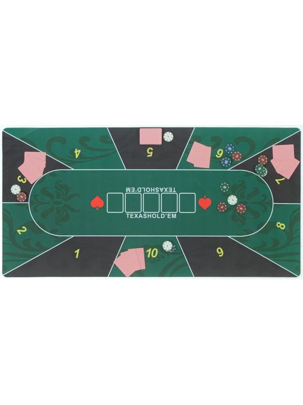 Сукно для покера, прорезиненное, 120 х 60 см, толщина 3 мм