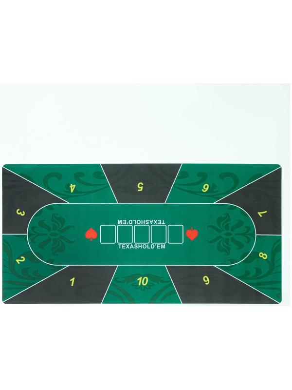 Сукно для покера, прорезиненное, 120 х 60 см, толщина 3 мм