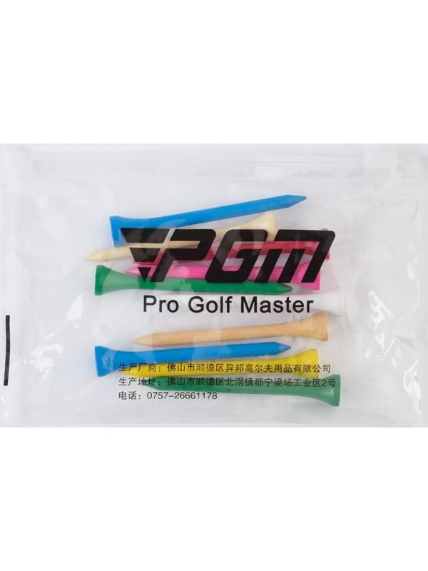 Набор подставок для гольф мяча из дерева, h-7 см, 10 шт